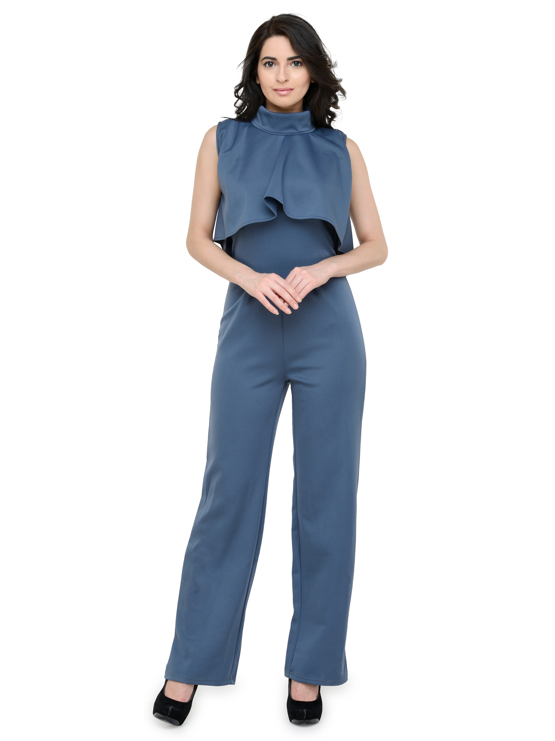 Jump to It Wine Halterneck Jumpsuit